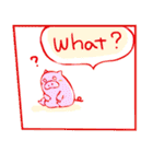 動物漫画スタンプ（英語版）（個別スタンプ：16）