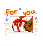 動物漫画スタンプ（英語版）（個別スタンプ：22）