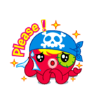 Jackie Octopus 2 (English Edition)（個別スタンプ：19）