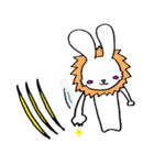 うさぎらいおん！（個別スタンプ：16）