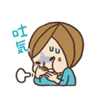 ツキイチしのぶちゃん（個別スタンプ：19）