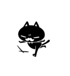 白髭黒猫（個別スタンプ：15）