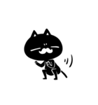 白髭黒猫（個別スタンプ：23）