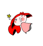 かにたんが一緒！（個別スタンプ：4）