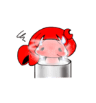 かにたんが一緒！（個別スタンプ：28）