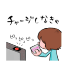 無気力女子（個別スタンプ：11）