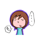 無気力女子（個別スタンプ：26）