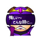 文字で伝えるヒーローたち（個別スタンプ：35）