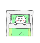 ゆる～いしろねこスタンプ1（個別スタンプ：35）