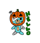 ゾンビックマ ハロウィンホラーナイト（個別スタンプ：1）