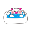 ストロベリーキャット（個別スタンプ：3）