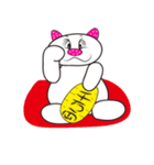 ストロベリーキャット（個別スタンプ：21）