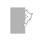 白いねこ 1（個別スタンプ：33）