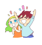 Paz And Lin（個別スタンプ：1）