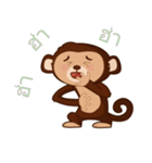 The Monkey and his Elephant friend（個別スタンプ：14）