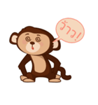 The Monkey and his Elephant friend（個別スタンプ：20）