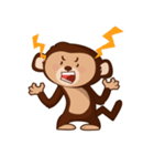 The Monkey and his Elephant friend（個別スタンプ：28）