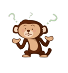 The Monkey and his Elephant friend（個別スタンプ：30）