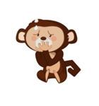 The Monkey and his Elephant friend（個別スタンプ：38）