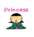 Mr. Tono and the princess（個別スタンプ：21）