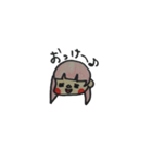 手描きピンクの子（よく使う言葉）（個別スタンプ：10）