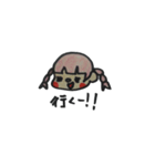 手描きピンクの子（よく使う言葉）（個別スタンプ：11）