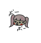 手描きピンクの子（よく使う言葉）（個別スタンプ：14）