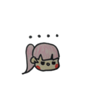 手描きピンクの子（よく使う言葉）（個別スタンプ：20）