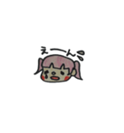 手描きピンクの子（よく使う言葉）（個別スタンプ：28）