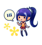 梅と桜の仲良し（個別スタンプ：1）