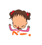不機嫌2歳。あんこちゃん。（個別スタンプ：3）