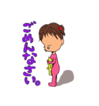 不機嫌2歳。あんこちゃん。（個別スタンプ：32）