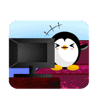 Penguin Huhu（個別スタンプ：4）