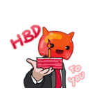 Jelly head（個別スタンプ：38）