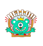 green apple monster（個別スタンプ：1）