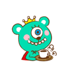 green apple monster（個別スタンプ：5）