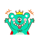 green apple monster（個別スタンプ：7）