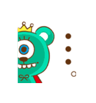 green apple monster（個別スタンプ：9）
