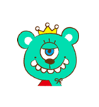 green apple monster（個別スタンプ：10）