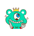 green apple monster（個別スタンプ：11）