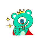 green apple monster（個別スタンプ：16）