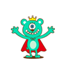 green apple monster（個別スタンプ：21）