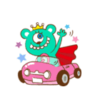 green apple monster（個別スタンプ：38）