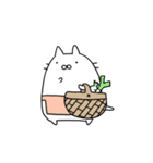 ゆるゆるしろねこ（個別スタンプ：29）