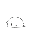 ゆるゆるしろねこ（個別スタンプ：35）