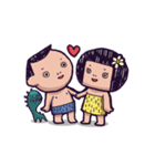 Cave Couple（個別スタンプ：10）