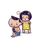 Cave Couple（個別スタンプ：12）