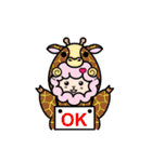 Costume Shy sheep（個別スタンプ：1）