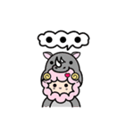 Costume Shy sheep（個別スタンプ：34）