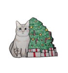 ねこのクリスマス（個別スタンプ：1）